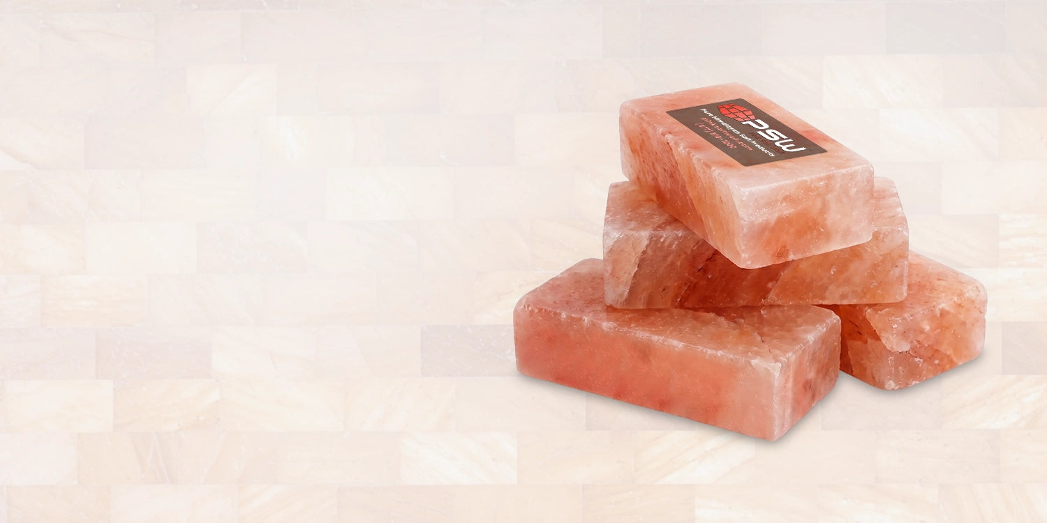 Himalayan salt bricks