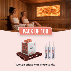 salt bricks for sauna pack of 100