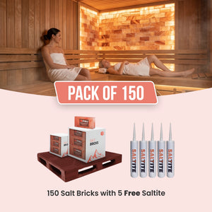 salt bricks for sauna pack of 150
