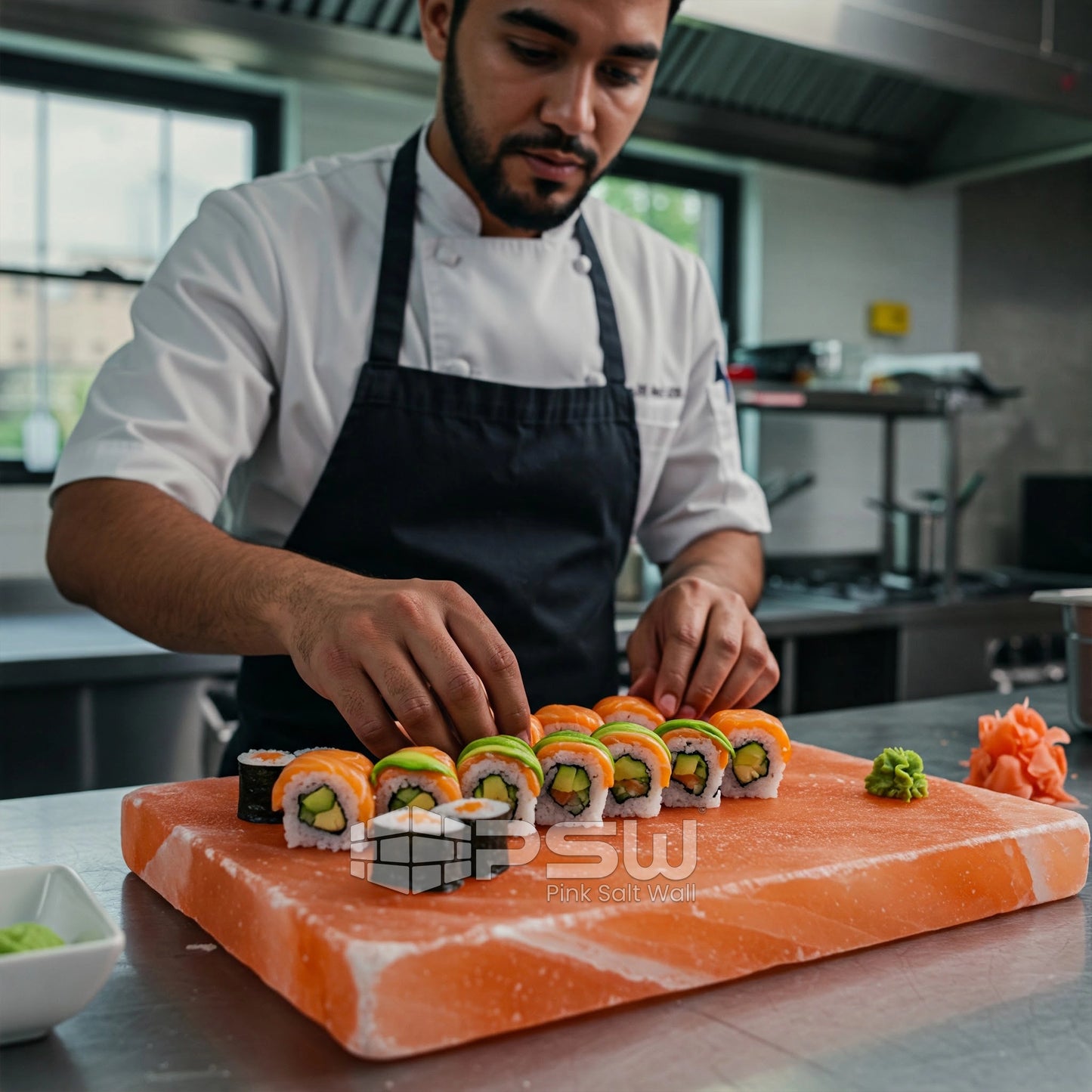 Himalayan salt cooking block for grilling and seasoning food