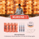 Wellness Pack 1: 100 Salt Bricks, 3 Saltite, 33 feet LED string lights & Music Machine
