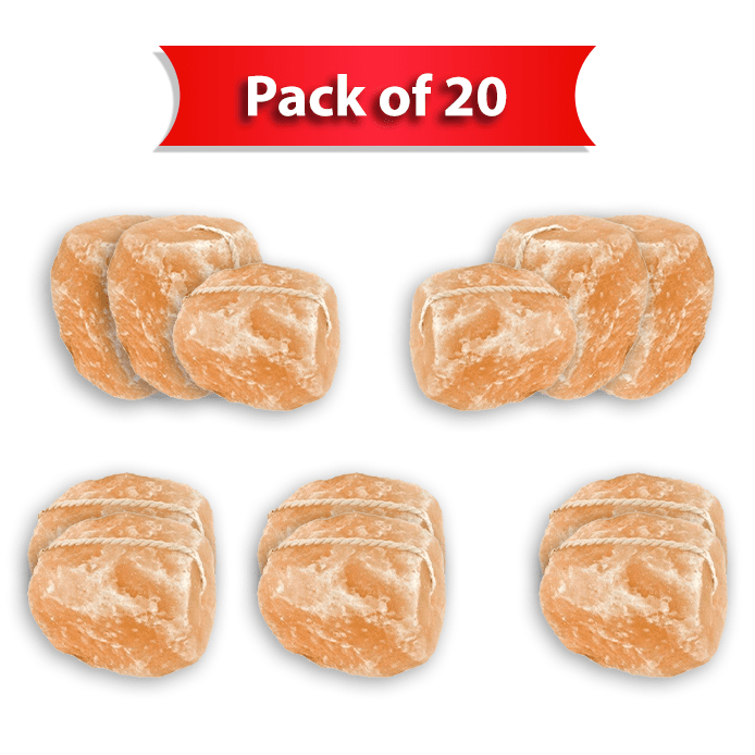 Himalayan Animal Licking Salt Block - 8lbs - Pack of 20